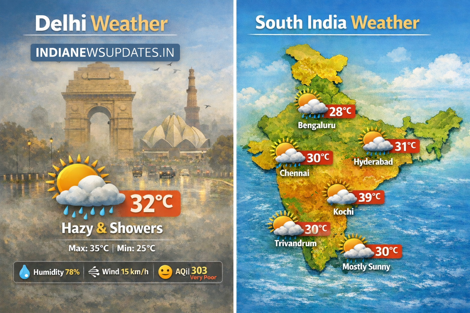 Weather Today: Dense Fog, Cold Wave Conditions Persist; Haryana Chills Intensify, Southern States See Mild Relief